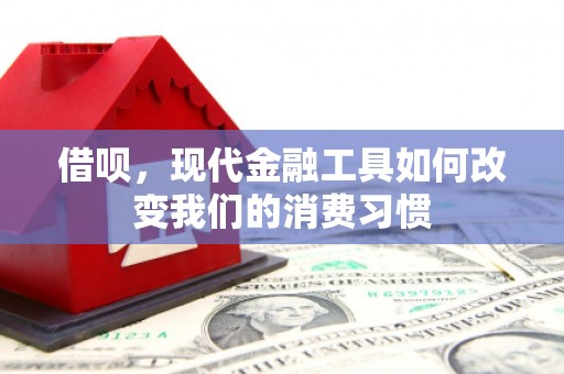 肇庆借呗，现代金融工具如何改变我们的消费习惯