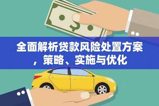 肇庆全面解析贷款风险处置方案，策略、实施与优化