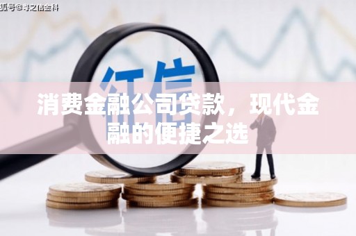 肇庆消费金融公司贷款，现代金融的便捷之选