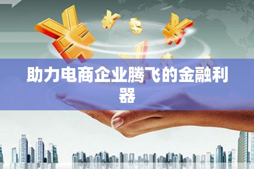 肇庆助力电商企业腾飞的金融利器